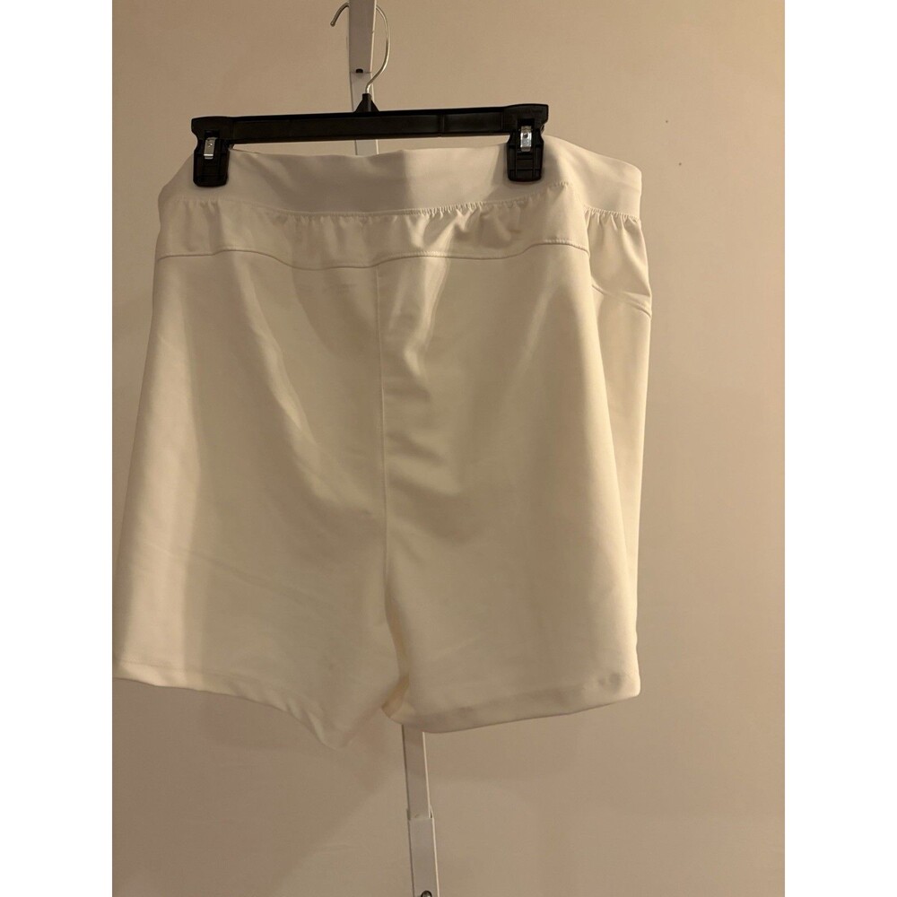 Old Navy White High-Waisted Ivory Powersoft 3” Seam Shorts XXL Active - Picture 9 of 9